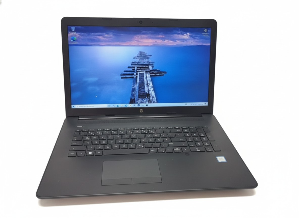 HP 17-by0904ng Notebook Schwarz, Intel Core i3-7020U, 8GB RAM, 256GB SSD, 17,3 Zoll Display, inklusive Ladegerät | Zustand: Gut