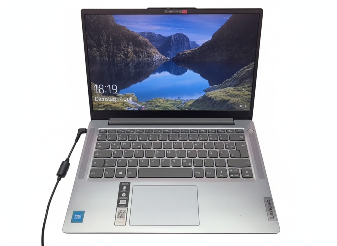 Lenovo IdeaPad Slim 3, Intel N100, Arctic Grey, 14 Zoll Full-HD Display, 4 GB RAM, 128 GB SSD, Intel UHD Graphics, Windows 11 Home S-Modus | Zustand: Gut