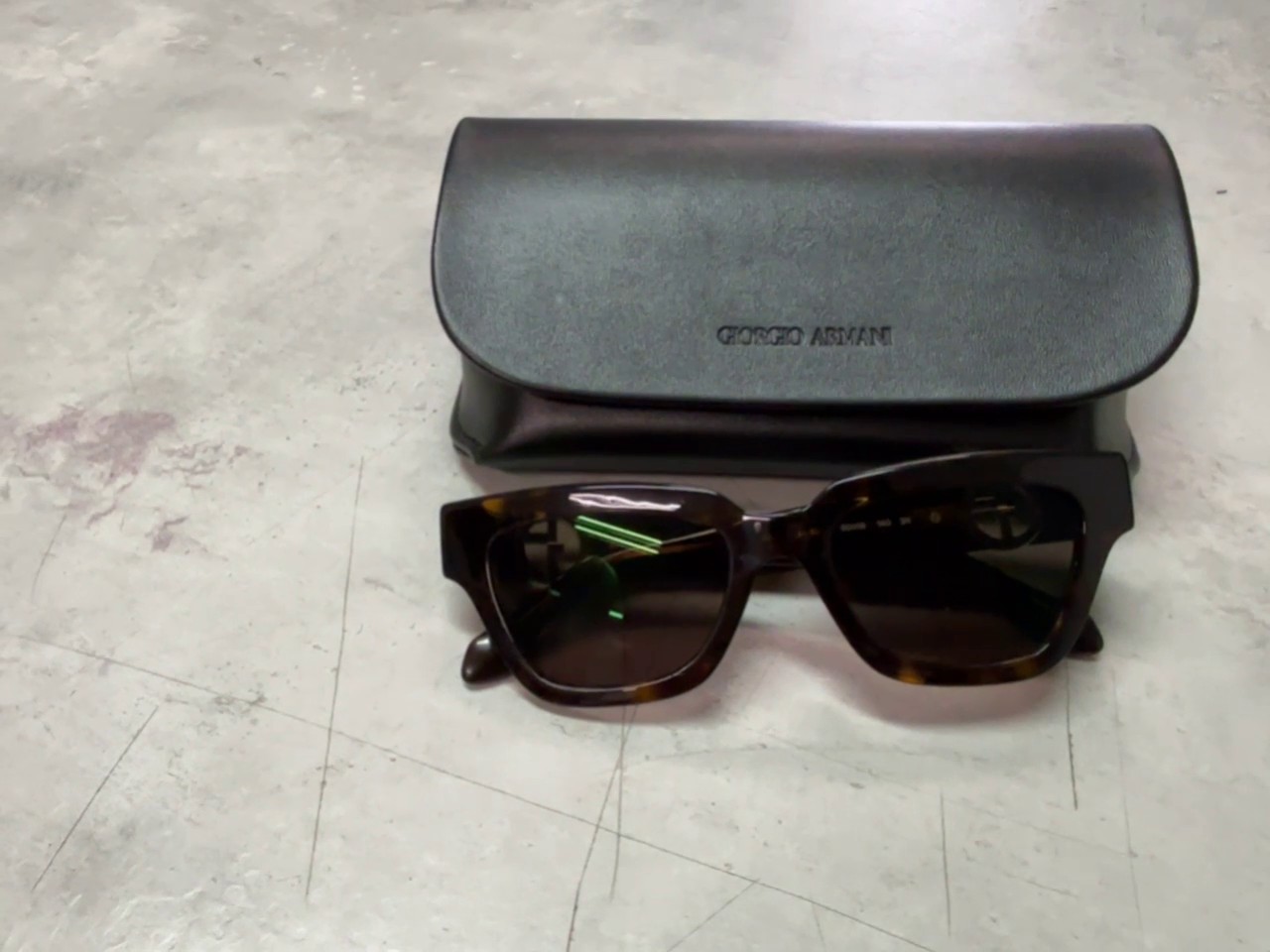 Giorgio Armani AR 8246U 587913 Havannabraun, OPTIK ! Inklusive Etui und mit Rechnung | Zustand: Sehr Gut