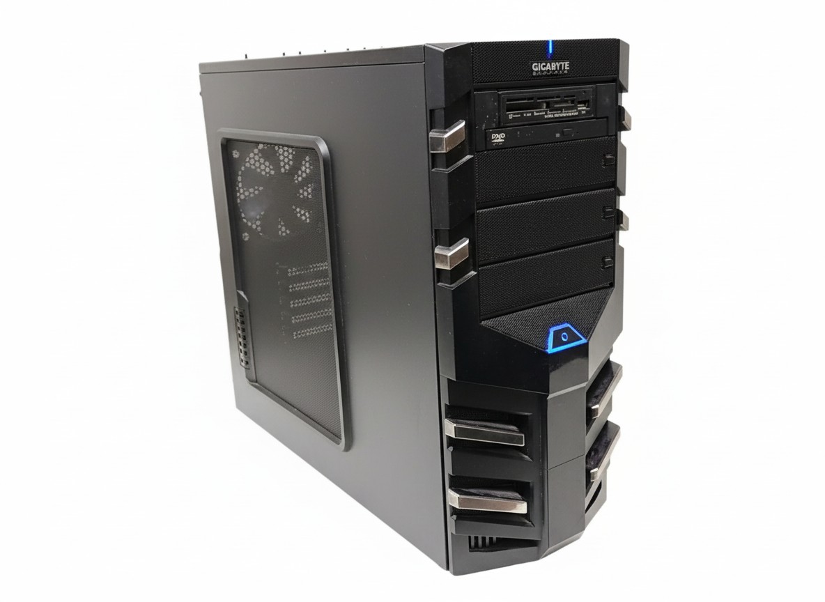 Gaming PC Intel Core i7-6700, 16GB RAM, 238GB SSD, 1.2TB HDD, NVIDIA GeForce GT 520, Gigabyte Gehäuse | Zustand: Sehr Gut