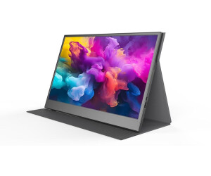 Denver PMO-15604 Portabler Monitor 15,6 Zoll, 15,6 Zoll Full-HD IPS-Display, inkl. Schutzhülle | Standfuß, Anschlüsse: Mini-HDMI, 2x USB-C, OVP | Zustand: Sehr Gut – Bild 2