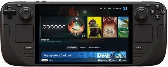 Valve Steam Deck OLED 1 TB schwarz, Tragbare PC-Spielekonsole mit 7,4-Zoll HDR | mit ladegerät | Zustand:: Sehr Gut | Farbe: schwarz – Bild 3
