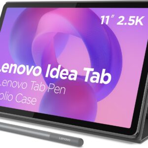 Lenovo Idea Tab TB336FU Luna Grey, 11 Zoll WQXGA IPS 90 Hz, 8 GB RAM, 128 GB UFS, mit Tab Pen und Folio Case, OVP | Zustand: Gut | Farbe: schwarz