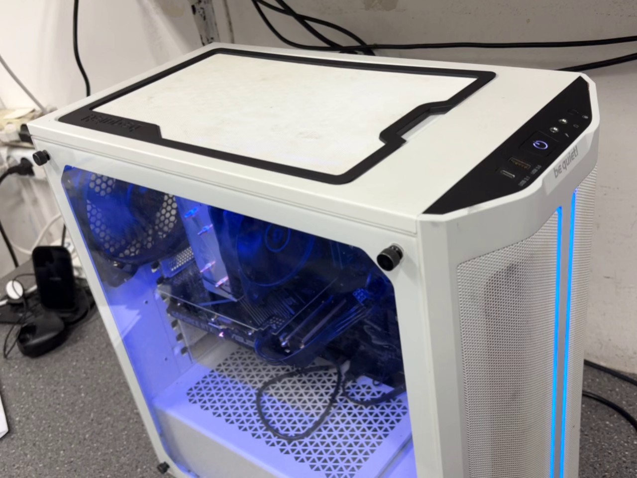 be quiet! Pure Base 500DX Weiß, Gaming-PC mit AMD Ryzen 5 3600, ASUS RTX 3060 12GB, 16GB RAM, 512GB SSD, ARGB und Glas-Seitenteil | Zustand: Gut – Bild 3