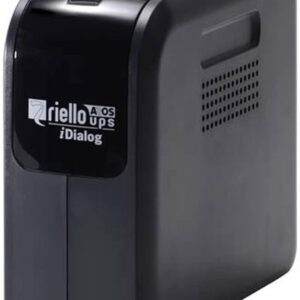 Riello iDialog IDG 800, Off-Line USV-Anlage, 800VA  |  480W, 4x IEC-Ausgänge, USB-Schnittstelle, kompakter Tower-Standgerät | Zustand: Neu
