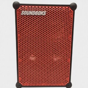 Soundboks 3 Bluetooth Lautsprecher Rot, Mobiler Aktivlautsprecher mit 126 dB, Akkubetrieb, Bluetooth 5.0 und robustem Design. | Zustand: Sehr Gut | Farbe: schwarz