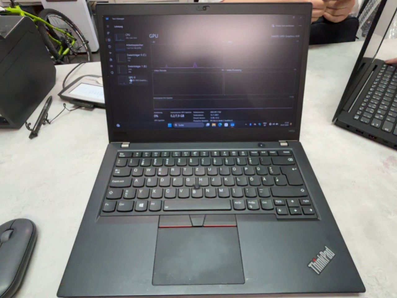 Lenovo ThinkPad T480s, 2018, Schwarz, Intel Core i7-8550U, 16GB RAM, 512GB SSD, 14 Zoll Display, Business-Notebook | Zustand: Gut