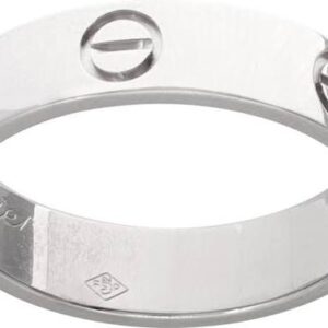 Cartier Love Ring, 750er Weiß, Ringgröße 52, mit Zertifikat vom 21.03.2024 und Rechnung. | Karat: 18K | 750