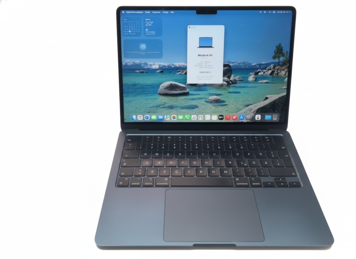 Apple MacBook Air M2 2022 Mitternacht, Apple M2, 8 GB RAM, 500 GB SSD, 13,6 Zoll Liquid Retina Display, 305 Zyklen | Zustand: Gebraucht