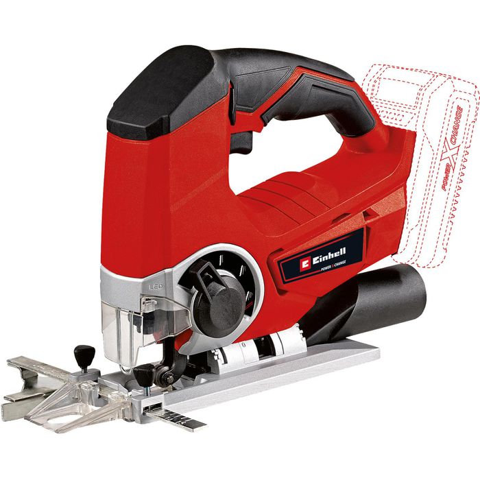 Einhell Akku-Stichsäge TE-JS 18 Li Solo, Pendelhubstichsäge, 18V Power X-Change, werkzeugloser Sägeblattwechsel, LED-Licht, ohne Akku | Ladegerät | Zustand: Neu – Bild 2