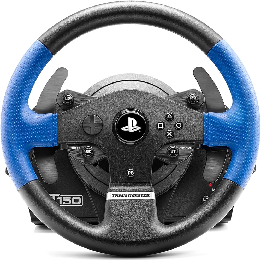 Thrustmaster T150 Force Feedback, Gaming-Lenkrad für PS3, PS4 und PC inklusive 2-Pedal-Set, Force Feedback und Schaltwippen. | Zustand: Gut