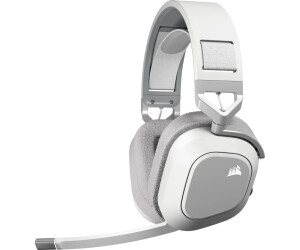 Corsair HS80 RGB Wireless Weiß, Gaming-Headset mit Dolby Atmos, 50-mm-Treiber, inkl. OVP, sehr guter Zustand | Zustand: Wie Neu