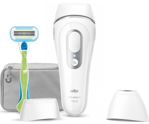 Braun Silk-expert Pro 3 PL3122 Weiß, IPL-Haarentferner mit 2 Aufsätzen, Tasche und Venus Rasierer, OVP. | Zustand: Neu