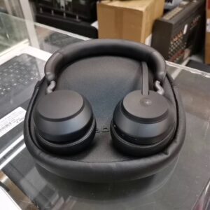 Jabra Evolve2 85 MS Stereo USB-C Schwarz, Professionelles Wireless Over-Ear Headset mit ANC, 10 Mikrofonen, Busylight und Tragetasche. | Zustand: Wie Neu