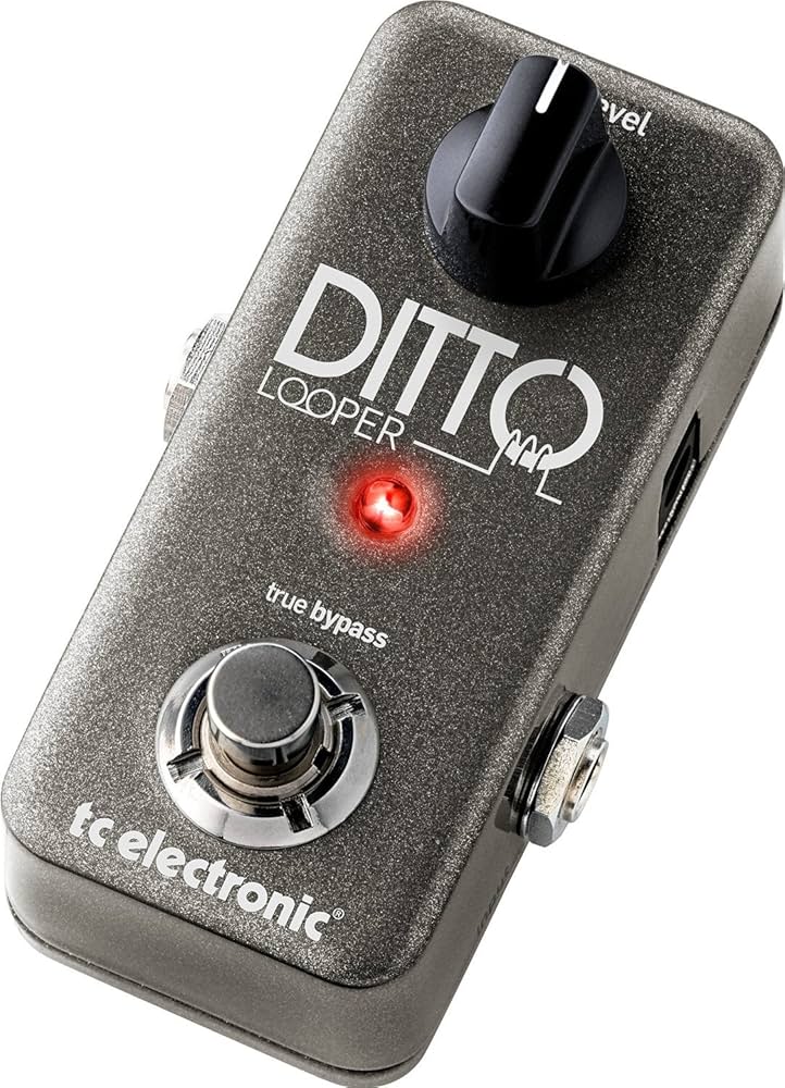TC Electronic Ditto Looper, Kompaktes Gitarren-Effektpedal mit True Bypass, intuitiver Ein-Knopf-Bedienung und Loop-Level-Regler. | Zustand: Gut