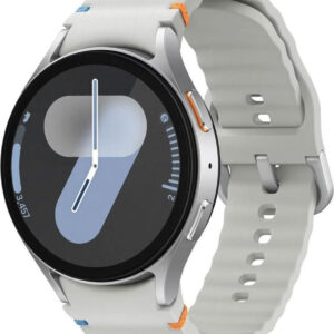 Samsung Galaxy Watch 7 44mm Silber (2024), Bluetooth-Modell, inklusive Ladegerät, Aluminiumgehäuse mit Saphirglas, Sport Band | Zustand: Sehr Gut
