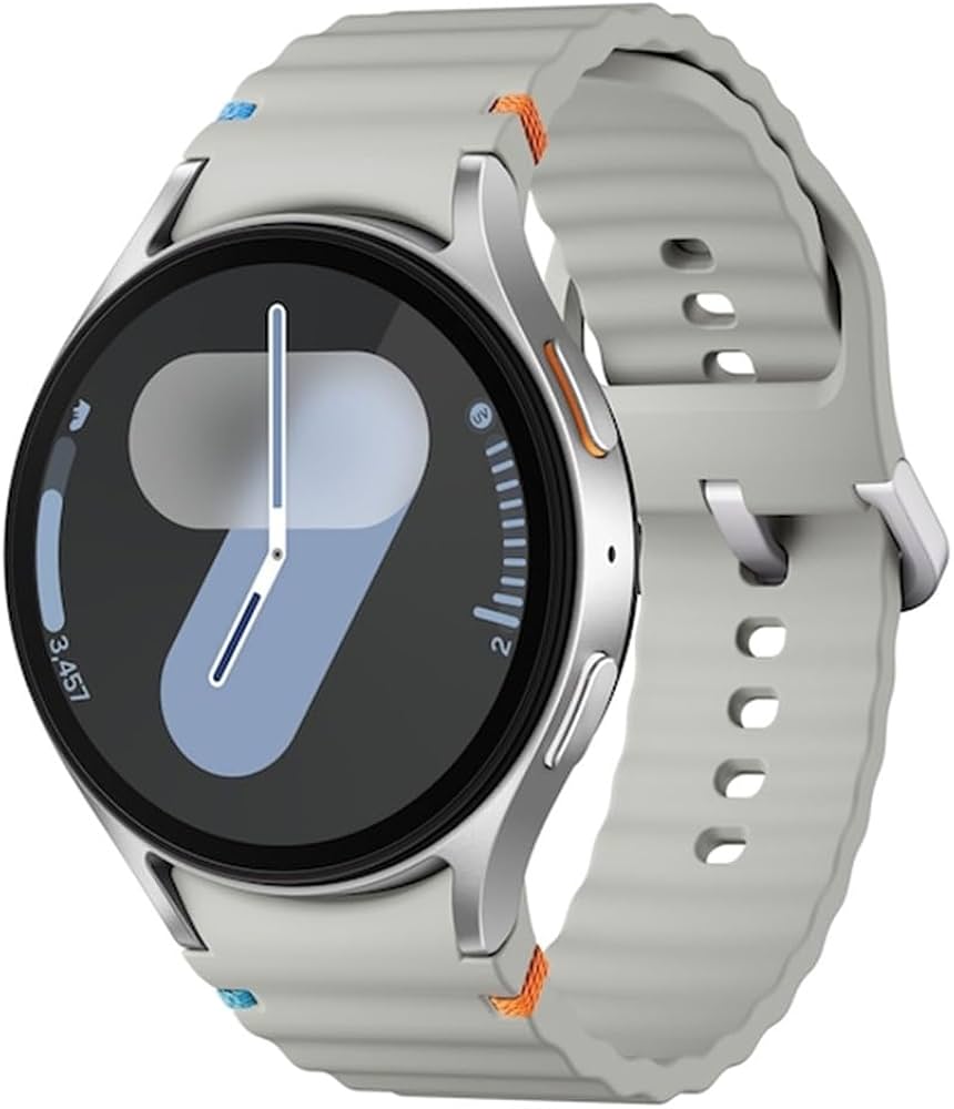Samsung Galaxy Watch 7 44mm Silber (2024), Bluetooth-Modell, inklusive Ladegerät, Aluminiumgehäuse mit Saphirglas, Sport Band | Zustand: Sehr Gut – Bild 3