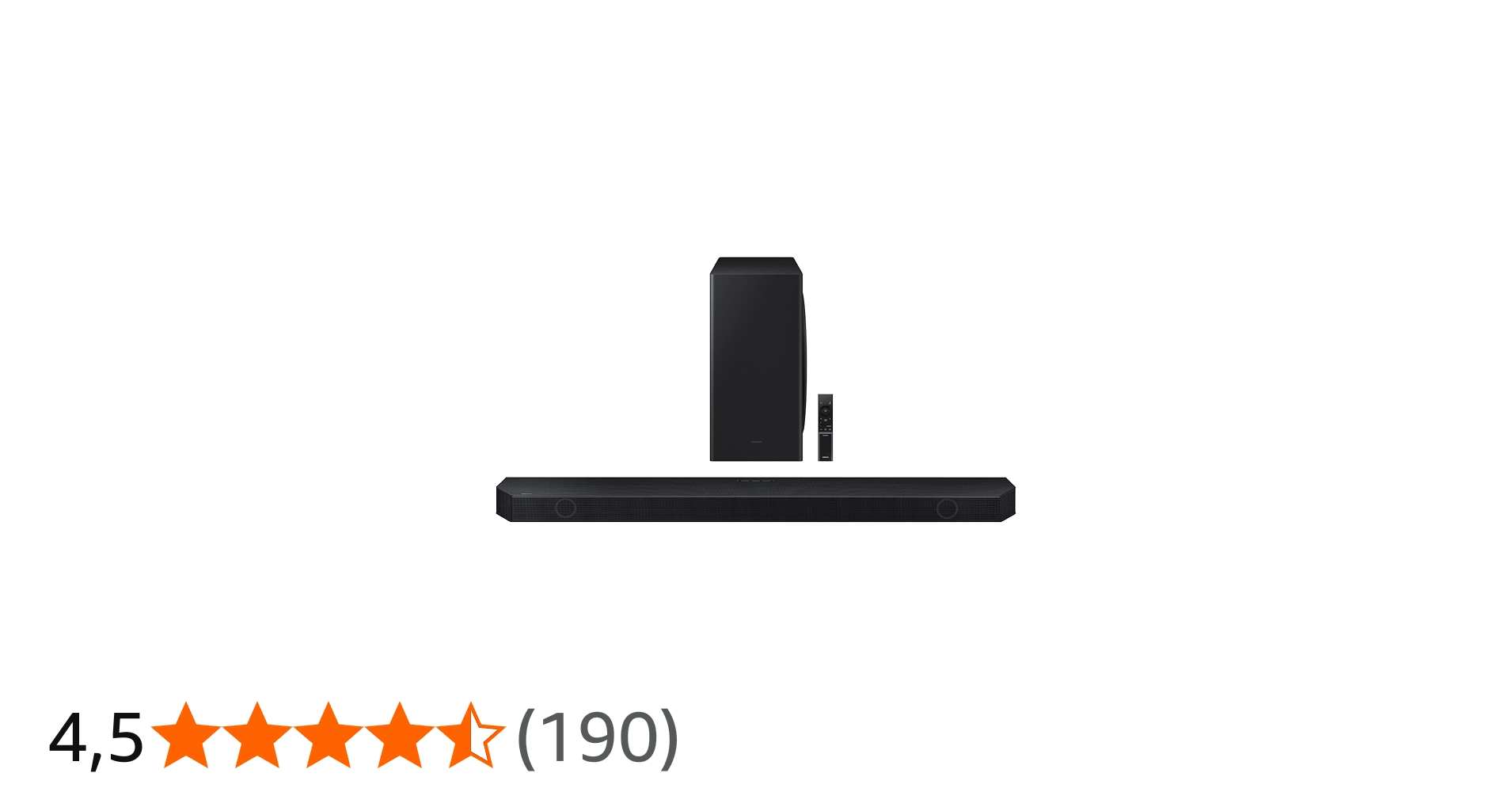 Samsung HW-Q800C Schwarz, 5.1.2-Kanal Soundbar mit kabellosem Subwoofer, Dolby Atmos, DTS:X, Q-Symphony und Fernbedienung. | Zustand: Sehr Gut – Bild 4