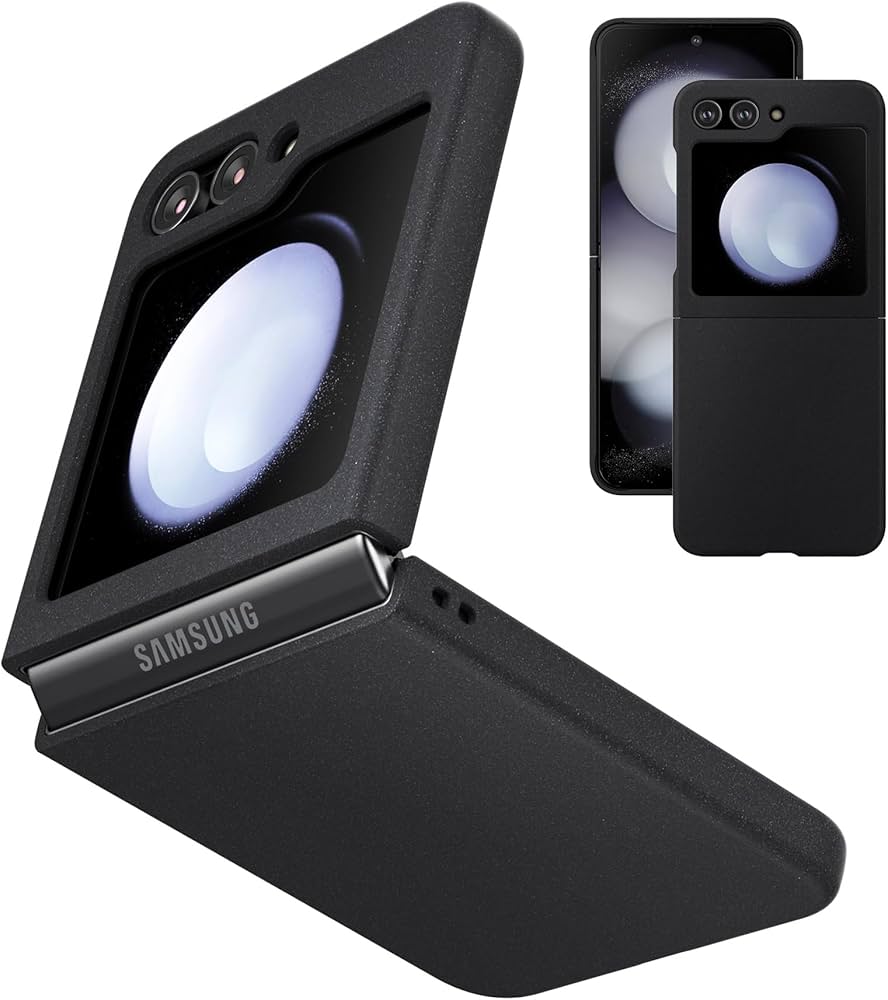 Samsung Galaxy Z Flip5 2023, Kompaktes faltbares Smartphone mit Snapdragon 8 Gen 2 Prozessor und großem Außendisplay. | SimLock: Frei | Zustand: Gut | Farbe: schwarz | Akku: Sehr Gut – Bild 2