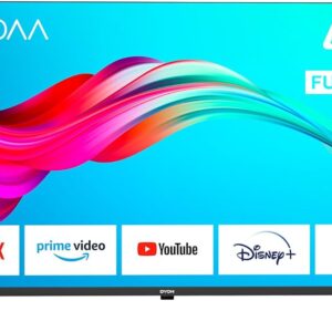 Dyon Smart 43 VX schwarz, 108 cm 43 Zoll LED Fernseher Full HD Smart TV Triple Tuner WLAN mit Fernbedienung