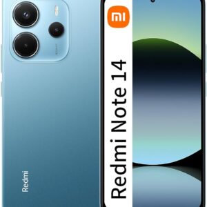 Xiaomi Redmi Note 14 256GB , 6,67 Zoll AMOLED Display, 108MP Kamera, 5500mAh Akku, MediaTek Helio G99 Ultra, Dual-SIM | SimLock: Frei | Zustand: Sehr Gut | Farbe: blau | Akku: 100%