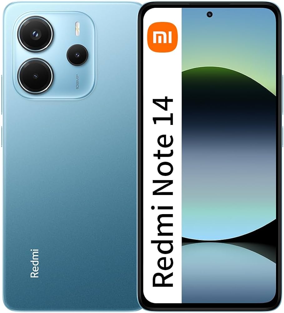 Xiaomi Redmi Note 14 256GB , 6,67 Zoll AMOLED Display, 108MP Kamera, 5500mAh Akku, MediaTek Helio G99 Ultra, Dual-SIM | SimLock: Frei | Zustand: Sehr Gut | Farbe: blau | Akku: 100%