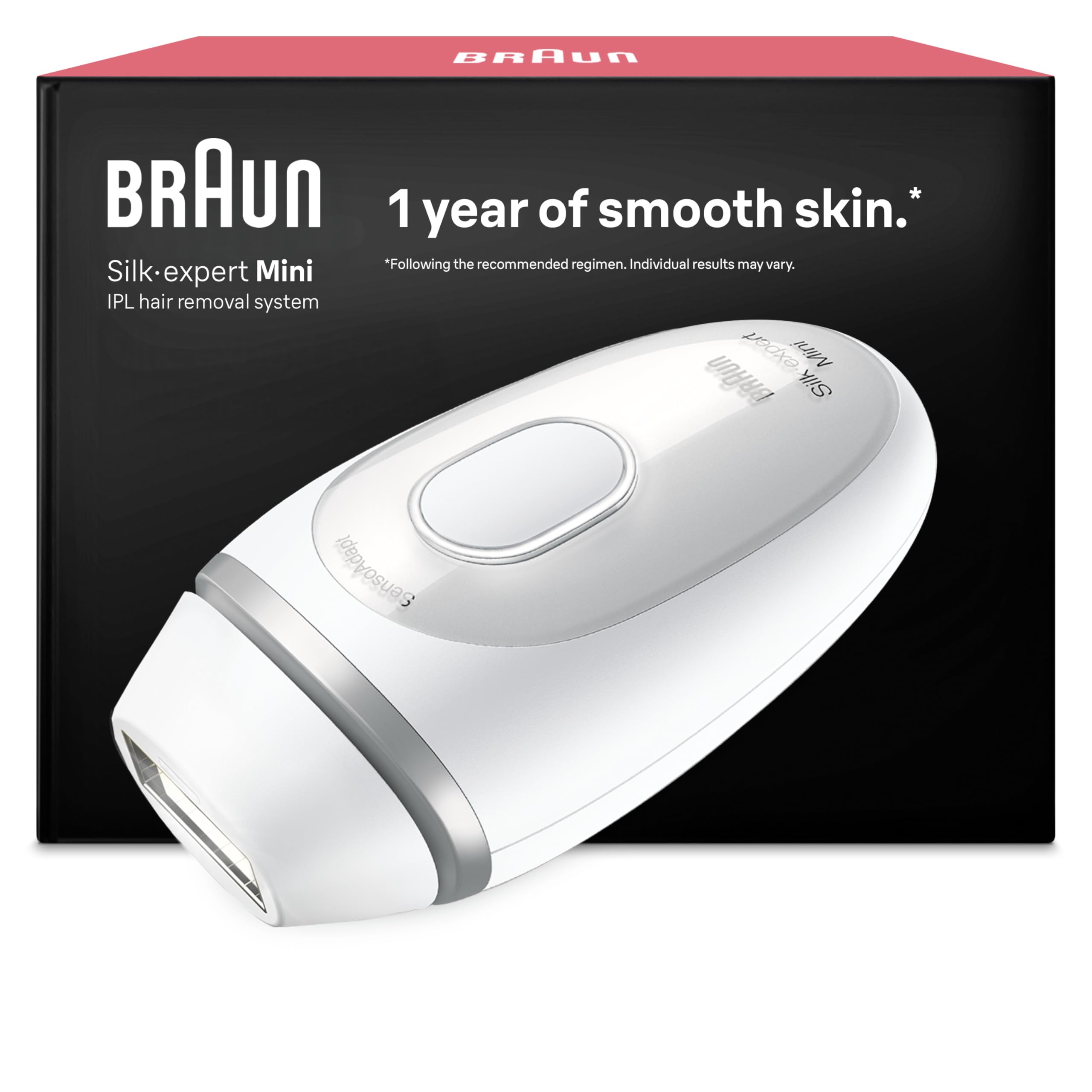 Braun Silk-expert Mini PL1100 Weiß, Kompaktes IPL-Haarentfernungsgerät für den ganzen Körper, inklusive Originalverpackung (OVP). | Zustand: Neu – Bild 2