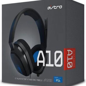 Astro Gaming A10 Headset Grau/Blau, KabeLadegerätebundenes Gaming-Headset für PS4, PS5, Xbox, PC & Mobile, inkl. OVP, Flip-to-Mute-Mikrofon | Zustand: Gut