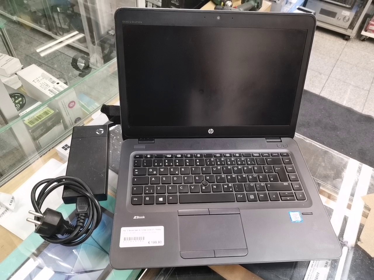 HP ZBook 14u G4 i7-7500U, 14 Zoll, 16GB RAM, 512GB SSD, Windows 10, inkl. Netzteil, gebrauchtes Business-Notebook | Zustand: Wie Neu