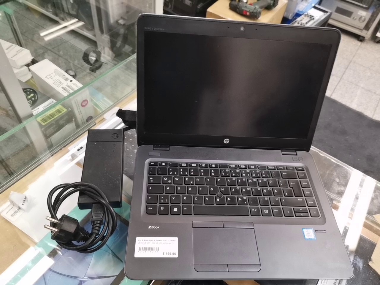 HP ZBook 14u G4 i7-7500U, 14 Zoll, 16GB RAM, 512GB SSD, Windows 10, inkl. Netzteil, gebrauchtes Business-Notebook | Zustand: Wie Neu – Bild 2