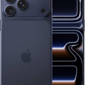 Apple iPhone 17 Pro Max 256GB Tiefblau, Smartphone, 2025, 6,9 Zoll Display, A19 Pro Chip, 48 MP Kamera, Originalverpackung (OVP) | SimLock: Frei | Zustand: Neu | Farbe: blau | Akku: 100%