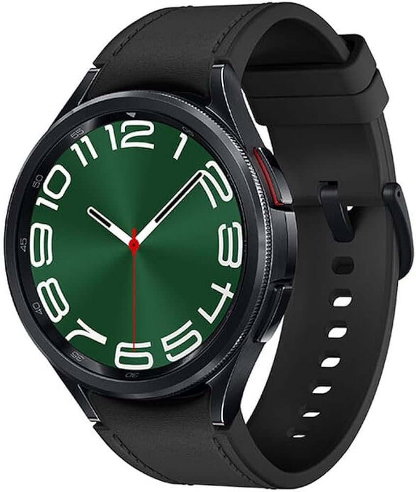 Samsung Galaxy Watch 6 Classic 2023 Schwarz, Smartwatch inkl. OVP und Ladegerät, klassisches Design mit drehbarer Lünette. | Zustand: Gut