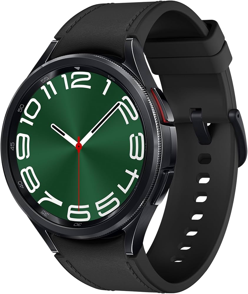 Samsung Galaxy Watch 6 Classic 2023 Schwarz, Smartwatch inkl. OVP und Ladegerät, klassisches Design mit drehbarer Lünette. | Zustand: Gut – Bild 2