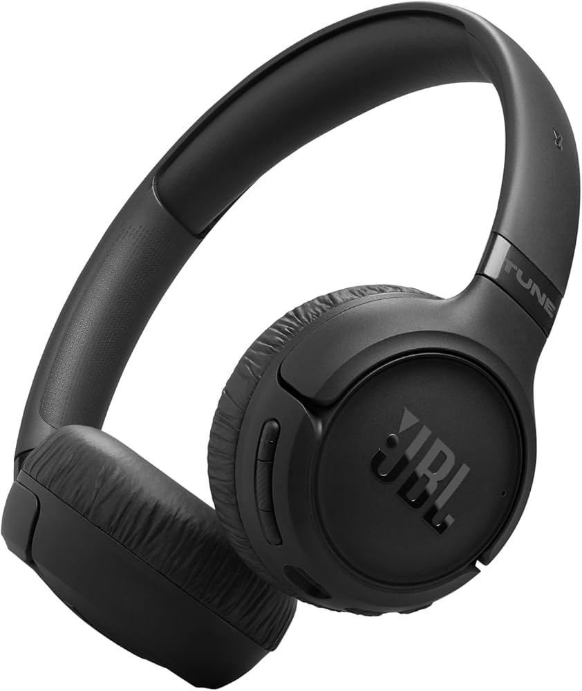 JBL Tune 670NC Schwarz, Kabelloser On-Ear-Kopfhörer mit adaptivem Noise-Cancelling, inklusive Originalverpackung (OVP). | Zustand: Neu