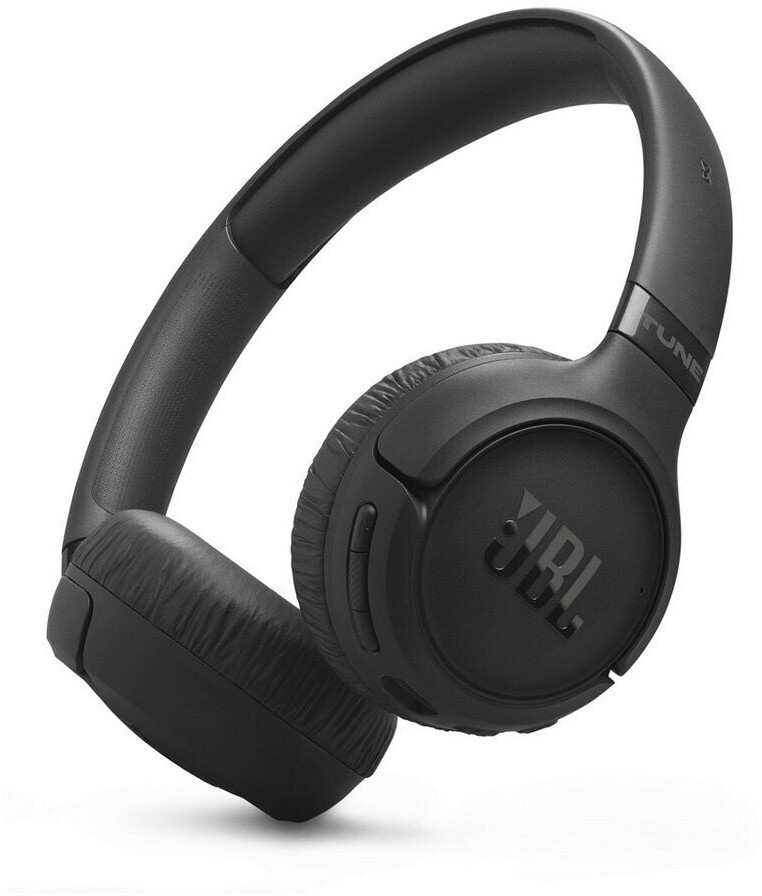 JBL Tune 670NC Schwarz, Kabelloser On-Ear-Kopfhörer mit adaptivem Noise-Cancelling, inklusive Originalverpackung (OVP). | Zustand: Neu – Bild 2