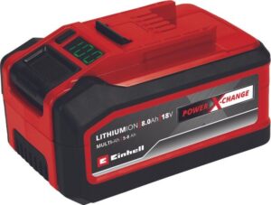 Einhell Power X-Change Plus Akku 18V 4-6Ah, Multi-Ah Technologie, umschaltbar zwischen 4Ah und 6Ah, mit digitaler Ladezustandsanzeige, OVP | Zustand: Neu – Bild 2