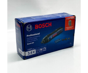 Bosch Professional GO 3 Akku-Stabschrauber, 3,6V, 2,0Ah, inkl. Werkzeugbox, USB-C-Kabel und Zubehör, Neuware in OVP | Zustand: Neu