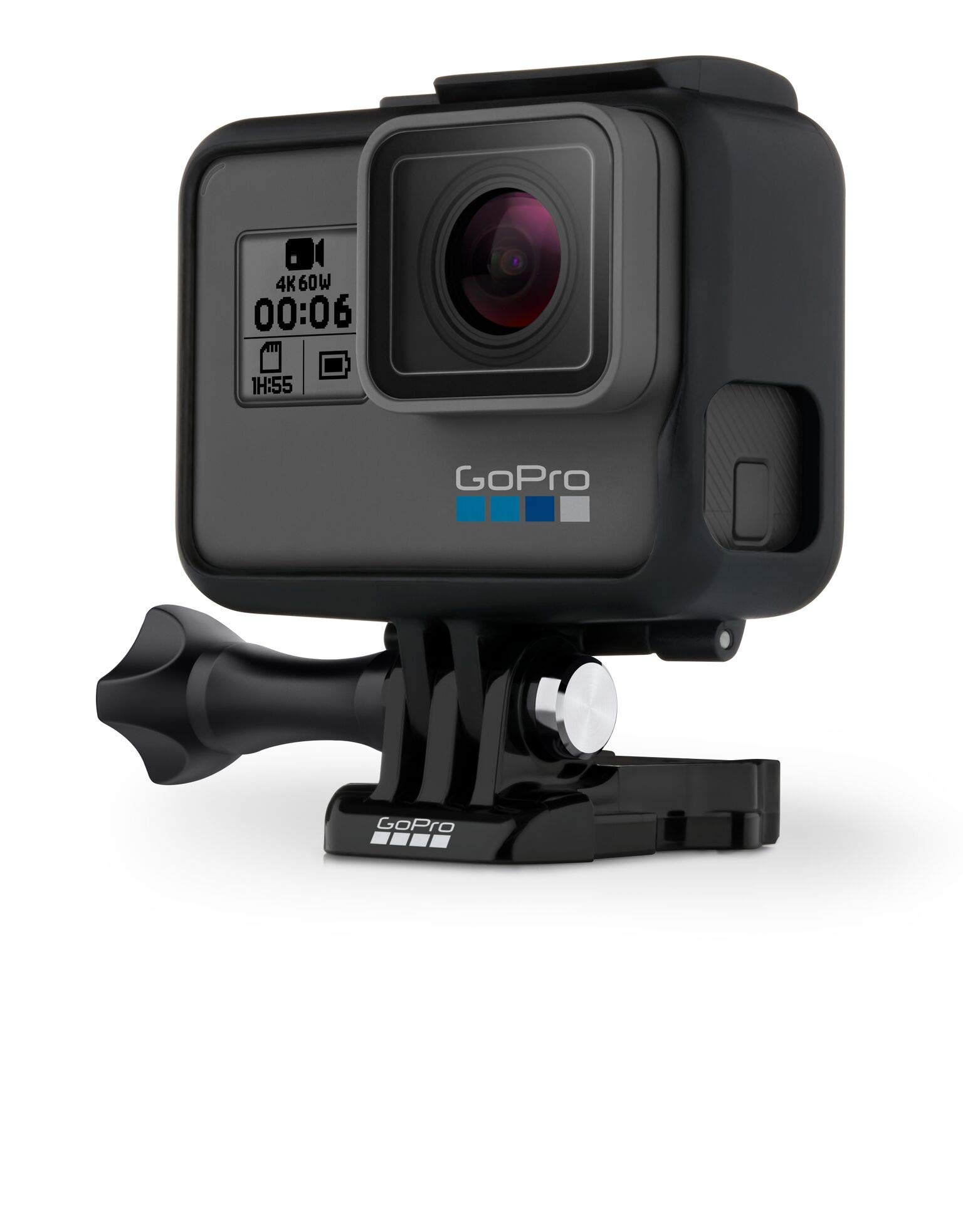 GoPro HERO6 Black 2017 Grau, Actionkamera mit 4K60-Video, GP1-Chip, Touchscreen, Sprachsteuerung und Wasserdicht bis 10m. | Zustand: Gut