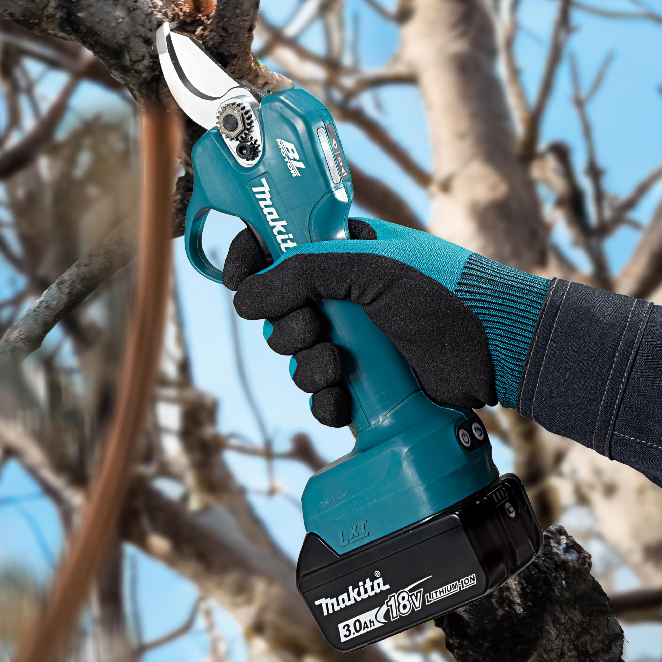 Makita DUP181Z Akku-Astschere, Bürstenlose 18V LXT-Astschere für Äste bis 30 mm, 4-stufige Schnittweitenverstellung, inkl. OVP | Zustand: Neu – Bild 5
