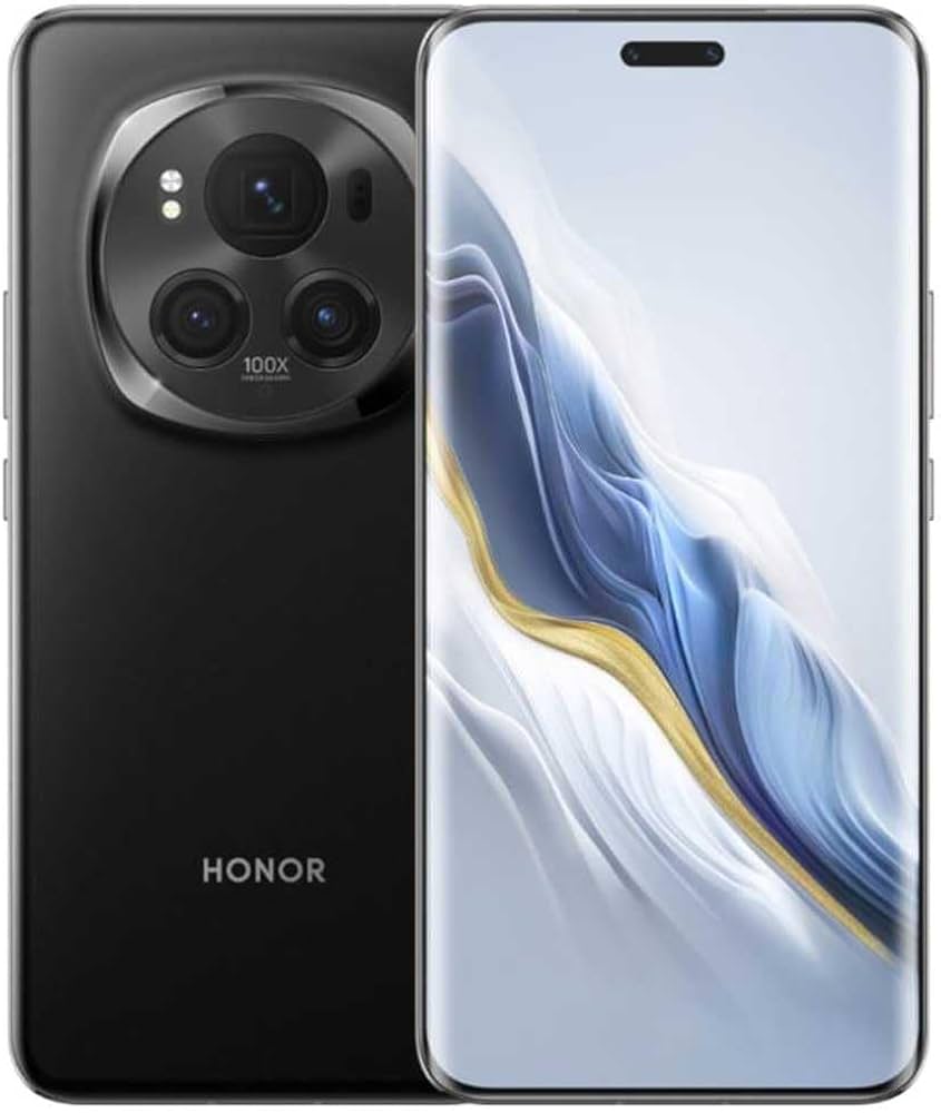 Honor Magic6 Pro 512GB, Flaggschiff-Smartphone, Snapdragon 8 Gen 3, 5G, 12GB RAM, 6.8 | SimLock: Frei | Zustand: Sehr Gut | Farbe: schwarz | Akku: 93%