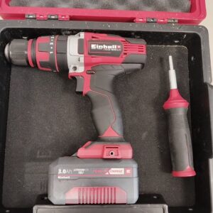 Einhell TE-CD 18/48 Li-i, Akku-Schlagbohrschrauber im Koffer, inkl. 18V 3,0Ah Power X-Change Akku und Zusatzhandgriff | Zustand: Sehr Gut