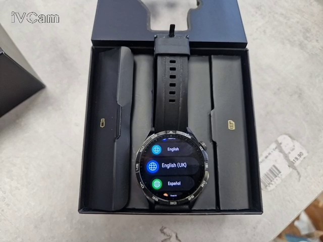Huawei Watch GT 4 46mm 2023 Schwarz, Smartwatch, inklusive Originalverpackung (OVP), lange Akkulaufzeit und Fitness-Tracking. | Zustand: Wie Neu