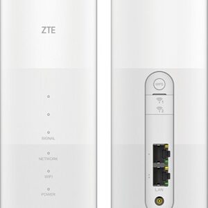 ZTE MC801A 5G Router Weiß, Kratzspuren am Gehäuse, schneller 5G WLAN 6 Router mit Gigabit-LAN und starker Leistung | Zustand: Gut