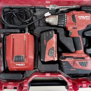 Hilti SF 6H-A22 Akku-Schlagbohrschrauber , Akku-Schlagbohrschrauber mit Koffer, 21.6 V 5200 mAh Akku, 3300 mAh Akku und Ladegerät | Zustand: Gut