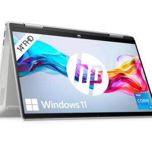 HP Pavilion x360 (2022) Silber, 14 Zoll FHD Touchscreen, Intel i5-1235U, 8GB RAM, 512GB SSD, Win 11, inkl. Ladegerät | Zustand: Sehr Gut
