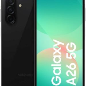 Samsung Galaxy A26 5G 128GB, Smartphone mit 6,7 Zoll Display, 128GB Speicher, Dual-SIM, Originalverpackung (OVP) enthalten | SimLock: Frei | Zustand: Neu | Farbe: schwarz | Akku: 100%