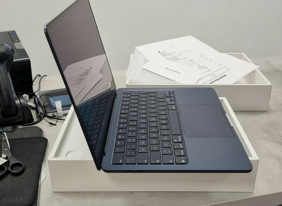 Apple MacBook Air 13" M4 (2025) Mitternacht, 16 GB RAM, 512 GB SSD, Akku 93% (186 Zyklen), inkl. Originalverpackung | Zustand: Sehr Gut – Bild 2