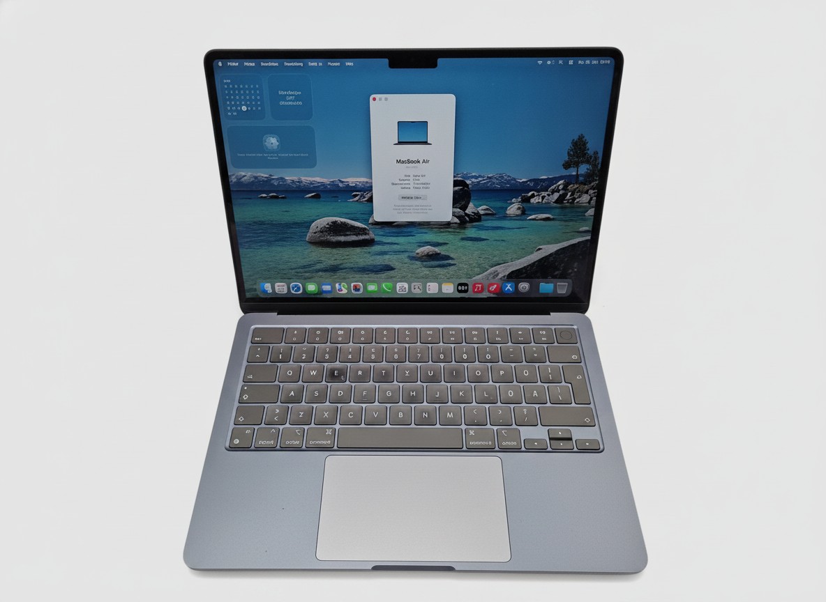 Apple MacBook Air 13 (2022) Space Grau, 13,6 Zoll Liquid Retina Display, M2 Chip, 8 GB RAM, 256 GB SSD, Modell A2681, Akku 100% Kapazität, 69 Ladezyklen | Zustand: Gut