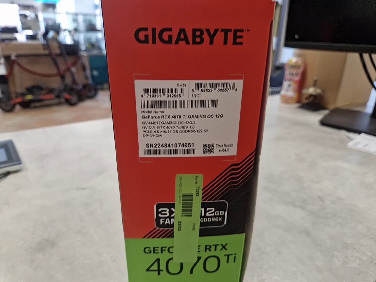 Gigabyte GeForce RTX 4070 Ti Gaming OC 12G, 12GB GDDR6X, NVIDIA Ada Lovelace, DLSS 3, 3x DisplayPort, 1x HDMI, PCIe 4.0, Windforce-Kühlung | Zustand: Wie Neu – Bild 3