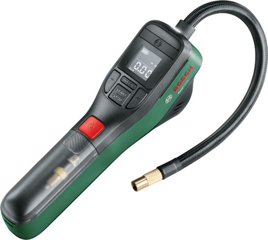 Bosch EasyPump Akku-Druckluftpumpe, Handliche, kabellose Luftpumpe mit 3,6V Akku, Display, Autostop-Funktion und USB-C, inkl. OVP. | Zustand: Neu